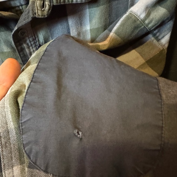 Wrangler ATG Green and Gray Lightweight Shirt Jacket - Picture 3 of 6